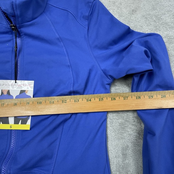 Spyder Women's S Activewear Top Blue d1255 - Picture 5 of 8